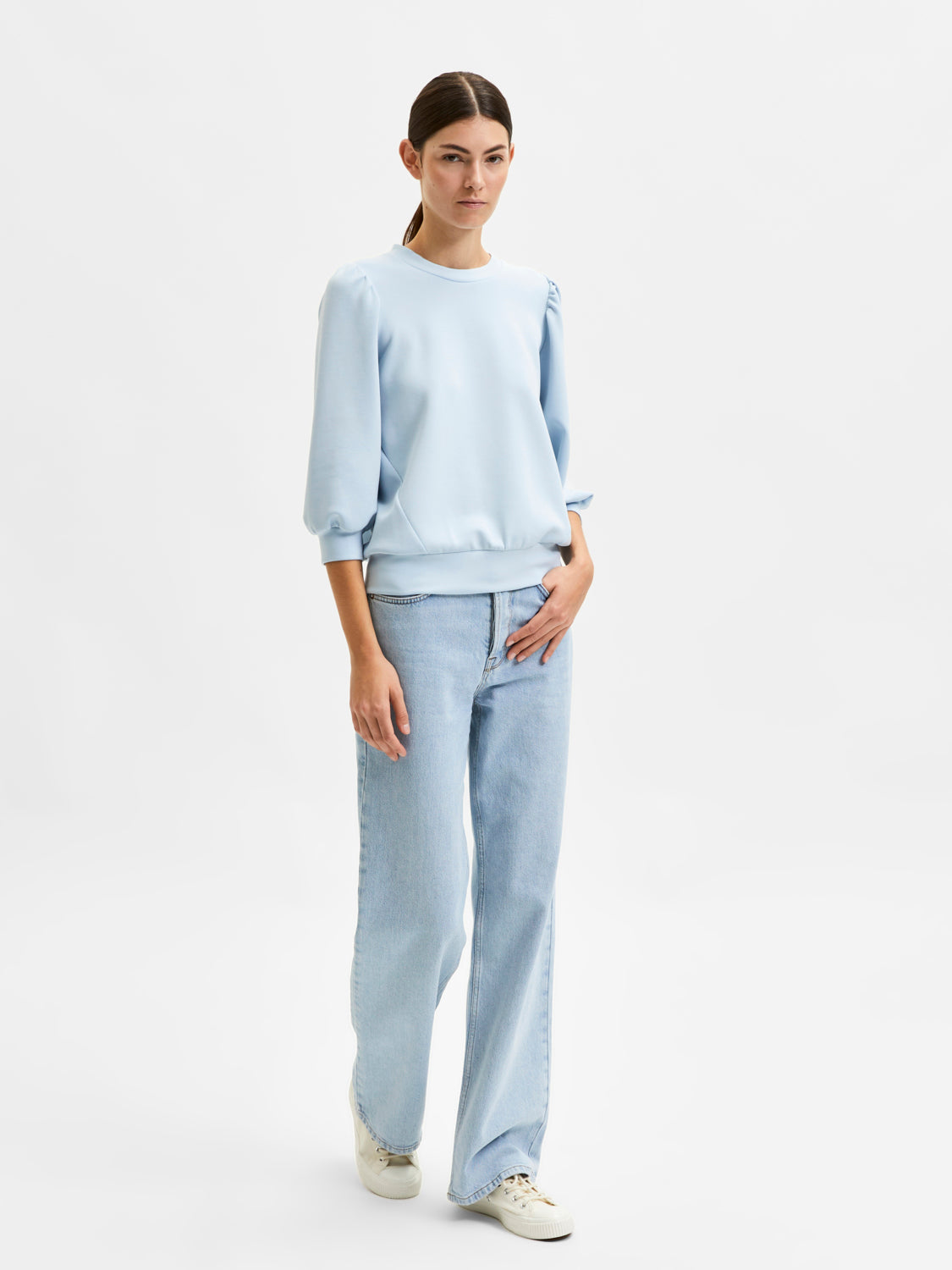 SLFTENNY Sweat - Cashmere Blue